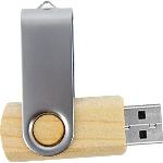 Clé USB twister en bois